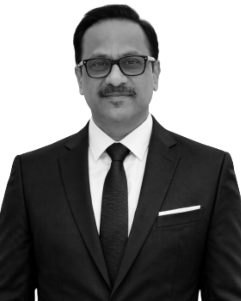 Mr. Rajeev K.A. — black & white